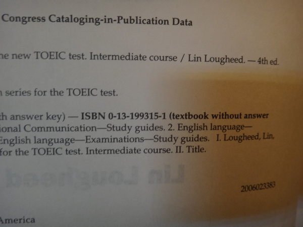 【愛悅二手書坊 A-01】Longman Preparation Series for the New TOEIC Test