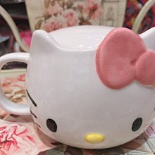♥小花花日本精品♥Hello Kitty 三麗鷗可愛立體馬克杯 有杯蓋 11608608