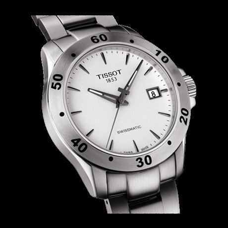Tissot 天梭V8系列鋼帶自動機械男腕錶 T1064071103101