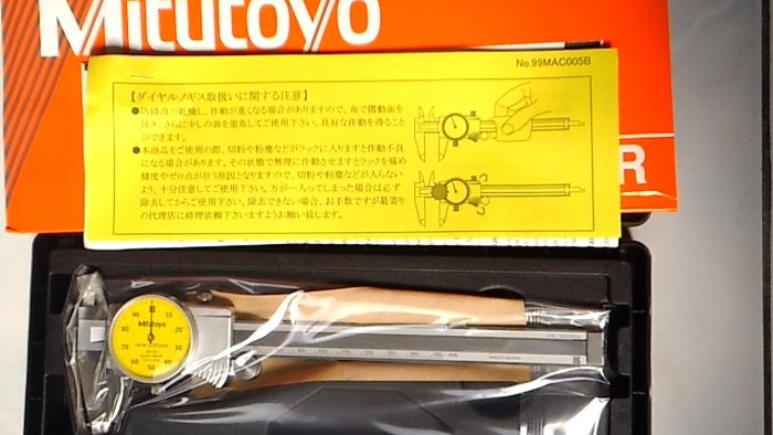 日本 三豐 Mitutoyo 附錶卡尺 505-732 150x0.01  附表卡尺  槓桿表 三豐 TESA 專業維修