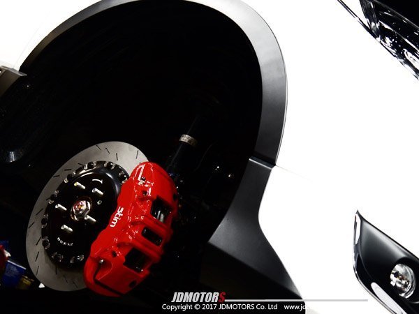 JD-MOTORS SILVERS STIM六活塞 全浮動380mm套裝組 HONDA CRV5 紅/黃/黑實裝