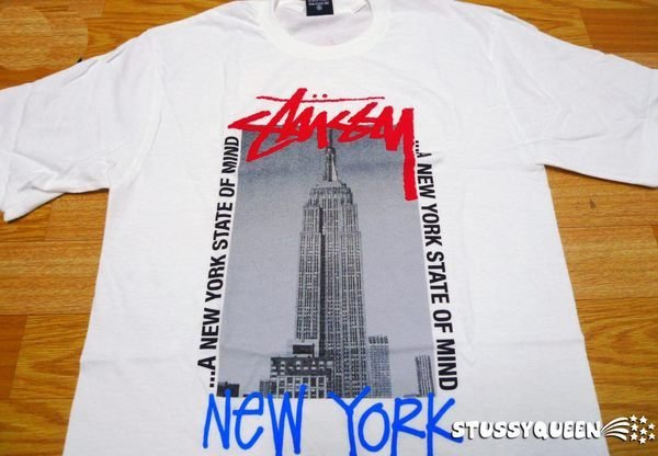 超搶手】全新正品2012 紐約店鋪限定Stussy Empire State Of Mind Tee