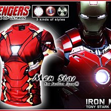 【Men Star】免運費 復仇者聯盟3 鋼鐵人 史塔克 超彈力衣 角色服裝 女 媲美 reebok uniqlo ck