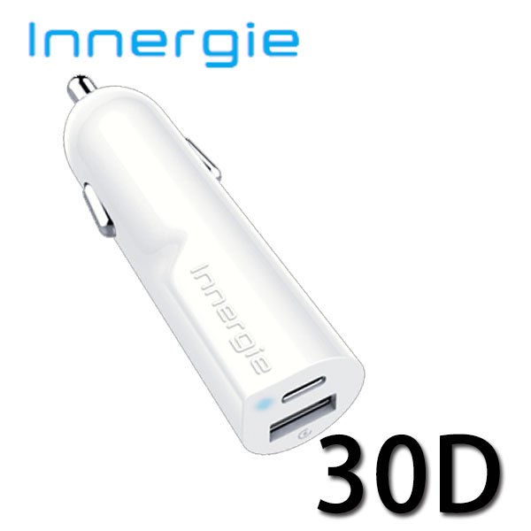 【MR3C】含稅 Innergie 台達電 PowerJoy 30D 30瓦 30W 雙孔 USB-C 極速車充