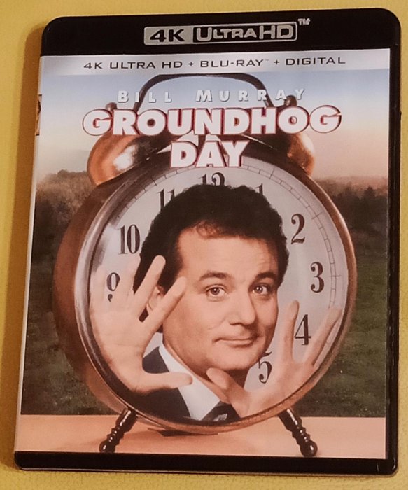 (現貨,全新僅拆,正版美版,4K UHD+BD藍光雙碟版)今天暫時停止Groundhog Day 25週年紀念版(UHD台灣繁體中文字幕)