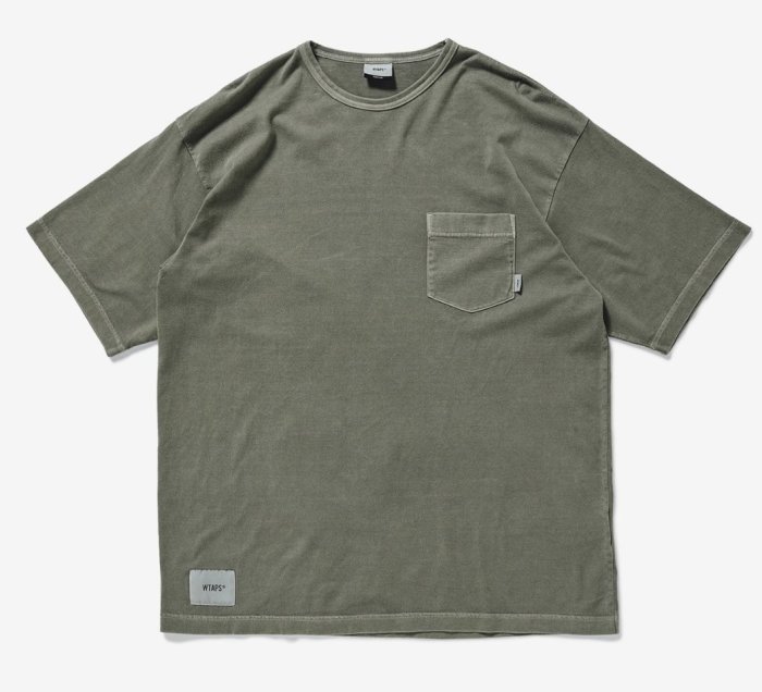 TSU 日本代購WTAPS BLANK SS 03 PIGMENT / TEE. COTTON 水洗口袋T 現貨L | Yahoo奇摩拍賣