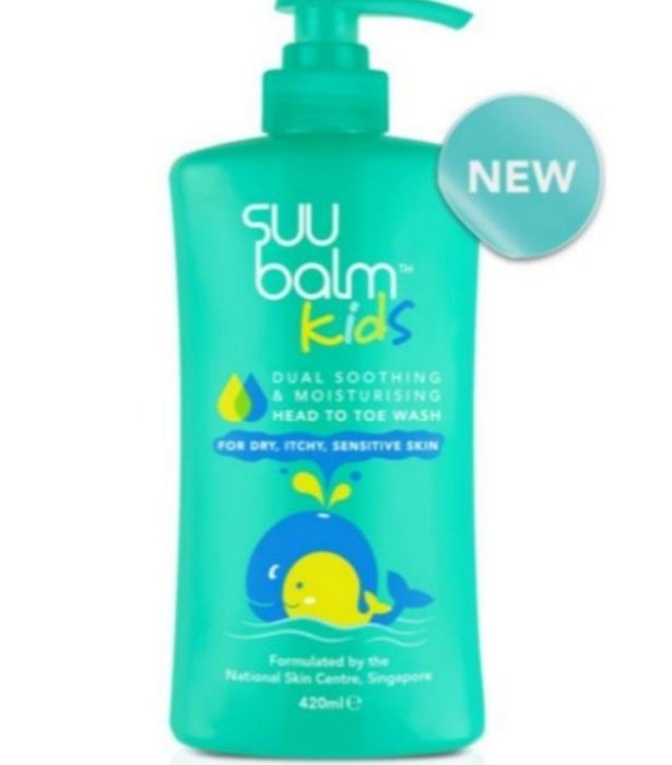 迅速止癢潔膚霜（嬰幼兒）SUU BALM  Soothing & Moisturising Wash 420ml