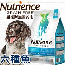 【🐱🐶培菓寵物48H出貨🐰🐹】紐崔斯》無榖養生系列犬用六種魚-5kg 特價1799元(自取不打折)