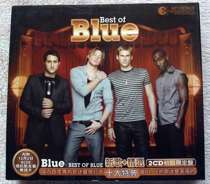 ◎2000-二手-雙CD-Best Of BLUE-新歌+精選--雙CD初回限定盤-排行曲-等19首好歌◎男孩團體