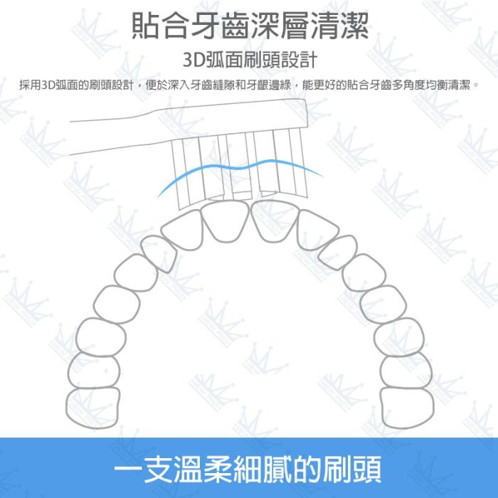 台灣現貨｜小米電動牙刷 T300 T500 米家電動牙刷 T300原廠刷頭 T500原廠替換刷頭 通用型 3支裝