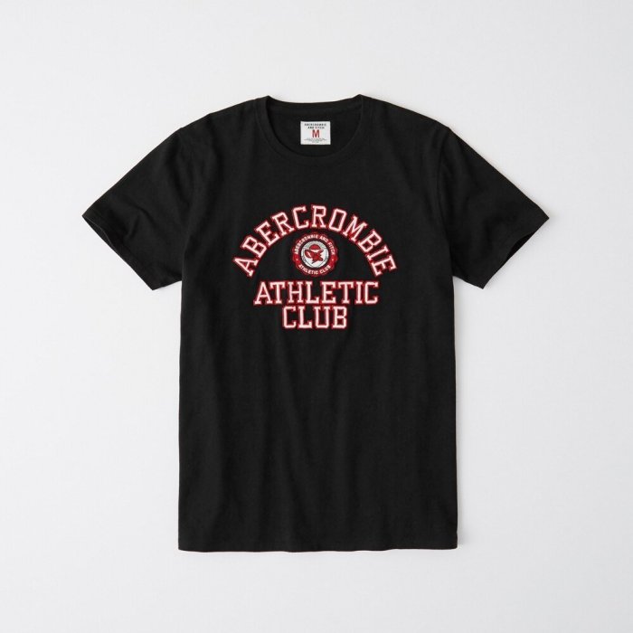 【A&F男生館】☆【Abercrombie徽章LOGO短袖T恤】☆【AF008K8】(S)