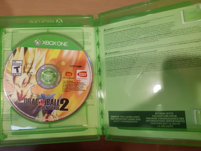 美版 Xbox One 七龍珠 異戰2 標準版 2手