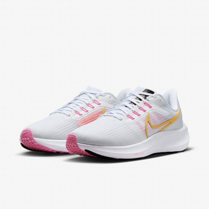 【豬豬老闆】NIKE W AIR ZOOM PEGASUS 39 白灰粉 小飛馬 慢跑鞋 女鞋 DH4072-104