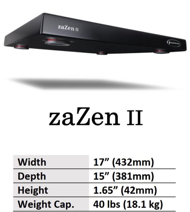 【公司貨】免運 保固一年 IsoAcoustics zaZen II 撥放器專用墊 唱盤架 唱片 喇叭架 喇叭墊 避震墊