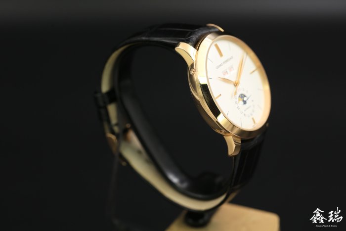 【鑫瑞鐘錶】Girard-Perregaux GP 芝柏 1966系列 49535 銀面 玫瑰金 全日曆 40mm 盒單