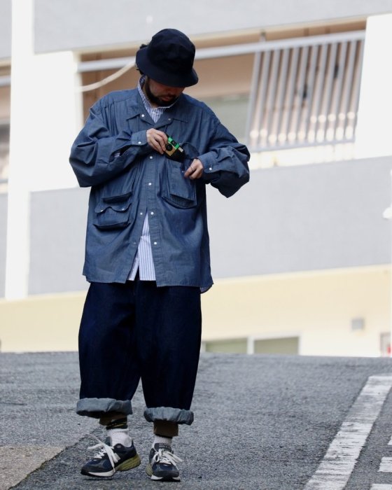 THE NORTH FACE 紫標 Indigo Chambray Field Shirt 多口袋襯衫 NT3308N