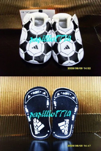 ㊣2010南非世界杯㊣ADIDAS愛迪達斯嬰兒鞋BABY小鞋足球款式US:1K/10CM(大約6個月大至1