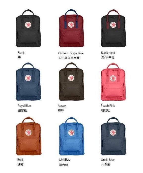 WaShiDa【KN23510】FJALLRAVEN × Kanken Classic  經典大小 後背包 - 現貨