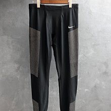 CA 美國運動品牌 NIKE DRI-FIT 黑色 緊身 彈性運動九分褲 XL號 一元起標無底價R97