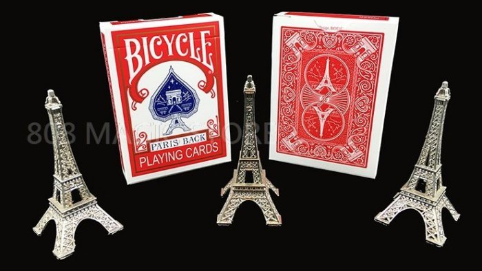 [808 MAGIC]魔術道具 巴黎牌背 Bicycle Paris Back (Red)