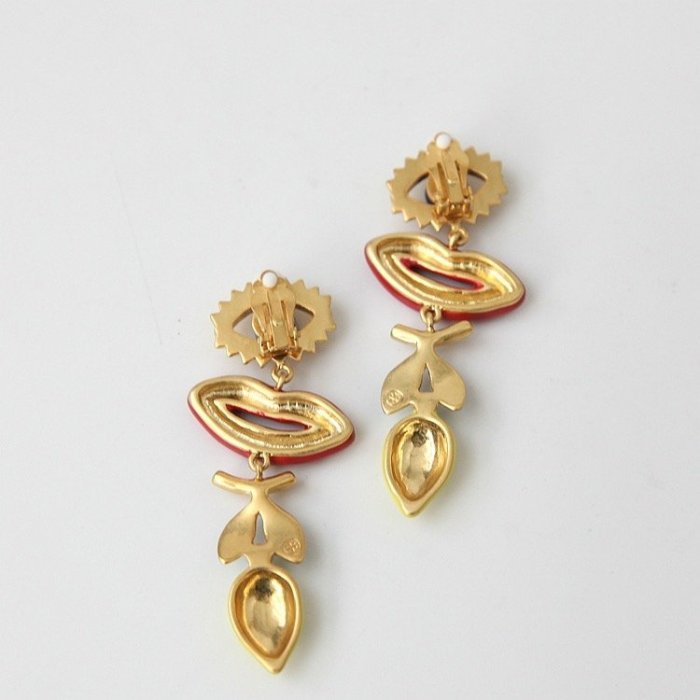 【全新正貨私家珍藏】TORY BURCH Crazy Charms Statement Earrings耳環(夾式款)