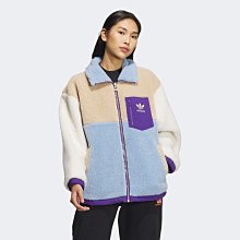 南🔥2023 11月 ADIDAS OG SPORTSWEAR 運動外套 絨毛 搖粒絨 拉鍊口袋 女款 藍 IN0987