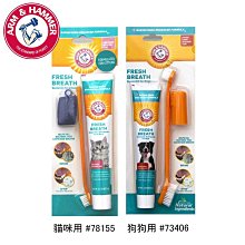 【易油網】ARM & HAMMER 寵物牙膏 牙刷組 潔牙系列 貓咪潔牙 狗狗潔牙 愛犬刷牙 幼貓牙膏