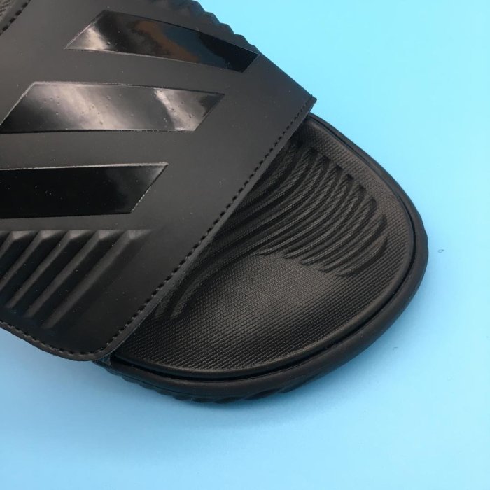 Adidas Performance Superstar M Sandal 運動拖鞋 男女情侶拖鞋魔術貼全黑 愛迪達拖鞋