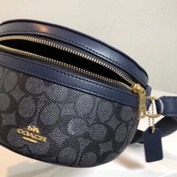 琪琪OUTLET代購 COACH 39937 新款復古拼色女士Selena Balt Bag腰包 胸包斜挎包 附代購憑證