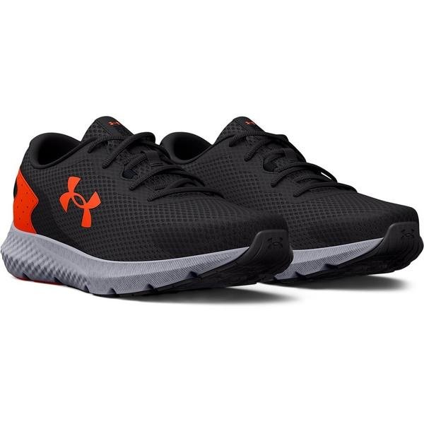 【現貨下殺】UNDER ARMOUR UA Charged Rogue 3 男慢跑鞋 黑灰橘【運動世界】3024877-100