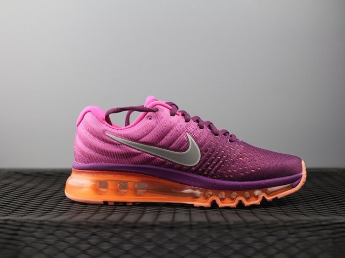 NIKE AIR MAX 2017 紫橘 氣墊 網面透氣跑步鞋 女鞋 849560-502