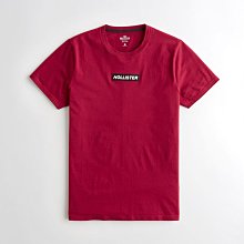 【HOLLISTER Co.】【HCO】HC男款短袖T恤胸小LOGO標枚紅 F03190430-12
