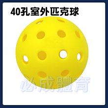 【綠色大地】匹克球 40孔室外球 塑膠安全軟球 Pickleball 配合核銷 TripleAce