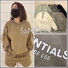 山東:23S冬季Fear of god Fog GF LOGO 自留側邊反光低調小LOGO刷毛高密度挺挺感圓領衛衣大學TEE 231130