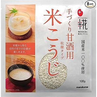 【8包優惠價】日本原裝 糀 丸米米麴 100g 甘酒 乾燥米麴 日本塩麴 塩麴 鹽麴 醬油麴 米花❤JP Plus+