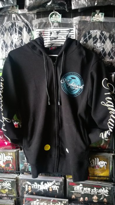 【搖滾帝國】Nightwish 長袖連帽外套 樂團 帽T Hoodies S號