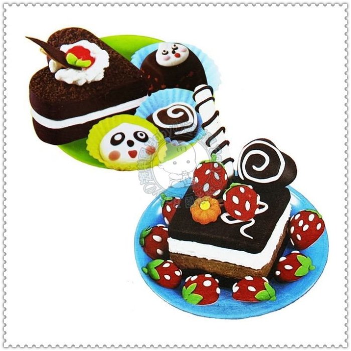 ☆Babyの遊樂園☆彩泥大師 蛋糕餅乾組 黏土 模型 遊戲 黏土 扮家家酒 聖誕 交換 生日禮物