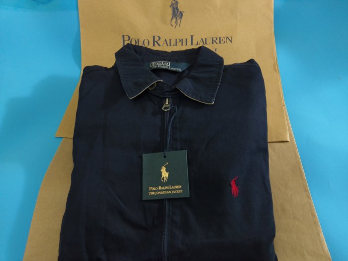 專櫃過季零碼POLO by Ralph Lauren(深藍S)(淺卡其S.M.L)男士單層夾克~特價2980元