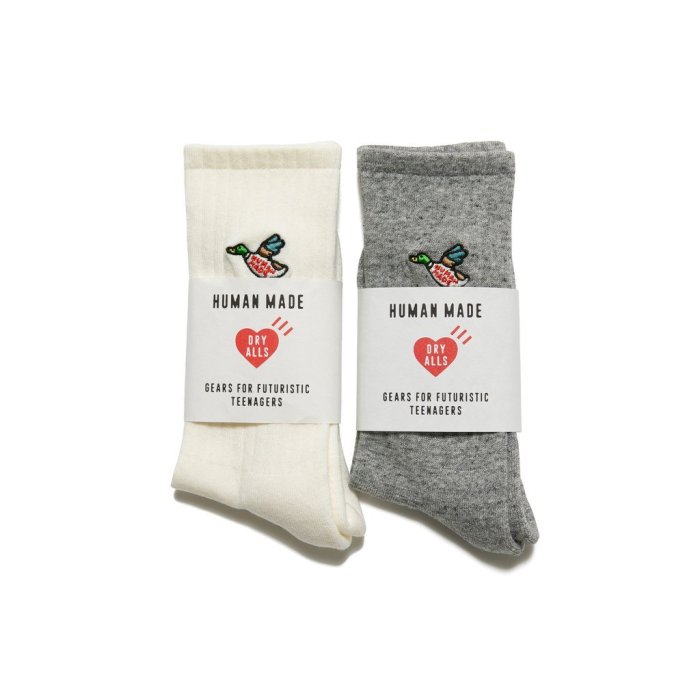 日貨代購CITY】HUMAN MADE DUCK PILE SOCKS 襪子長襪鴨子兩色穿搭單品