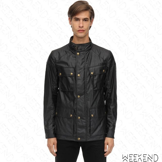 【WEEKEND】 BELSTAFF Fieldmaster 貝克漢 復古 哈雷 重機 外套 夾克 黑色