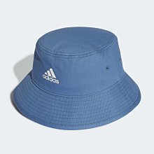 南🔥2022 8月 ADIDAS 漁夫帽 運動 休閒 柔軟全帽簷 遮陽 網布內裡 通風 男女 藍 HE4961