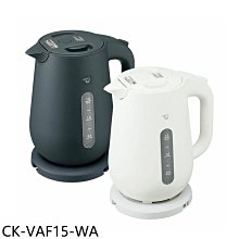 《可議價》象印【CK-VAF15-WA】1.5公升快煮電氣壺白色熱水瓶