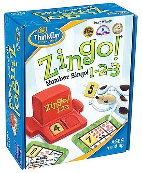 大安殿實體店面 數字賓果123 Zingo Number Bingo 123 美國THINK FUN 正版益智桌上遊戲