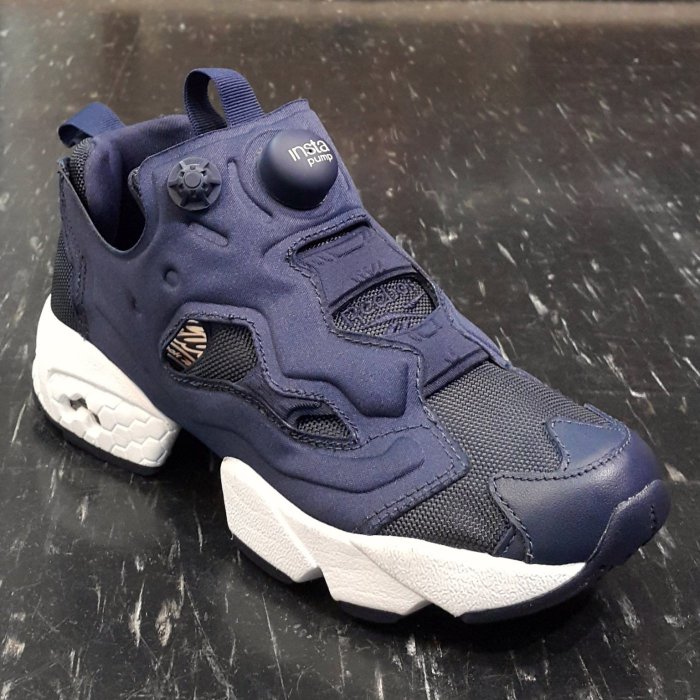 Reebok INSTA PUMP FURY OG V65752 藍色白色深藍藍魂充氣慢跑鞋| Yahoo