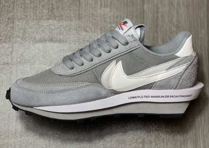 Nike LDWaffle sacai Fragment Grey 灰28.5 藤原浩閃電| Yahoo奇摩拍賣