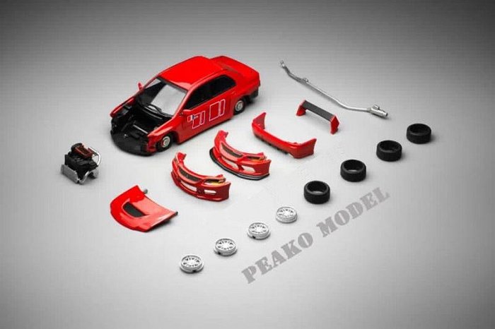 出貨|YES EVO9 Rall 三菱 Lancer Evolution IX PEAKO 1/64車模型