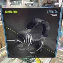 禾豐音響 Shure SRH440a SRH-440a 監聽耳罩耳機 鍵寧公司貨保2年