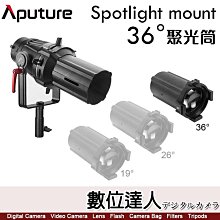 Aputure 愛圖仕 Spotlight Mount 36度 聚光筒鏡頭組／保榮卡口 可加購 光圈環 GOBO 插片10片組、鏡頭