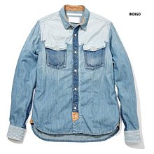 【日貨代購CITY】WHITE MOUNTAINEERING USED DENIM WESTERN 牛仔拼接 襯衫 現貨