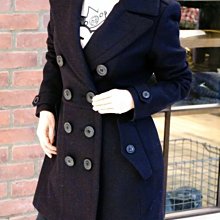 Burberry 3982705 Dillsmead trench coat 羊毛外套 深藍 40